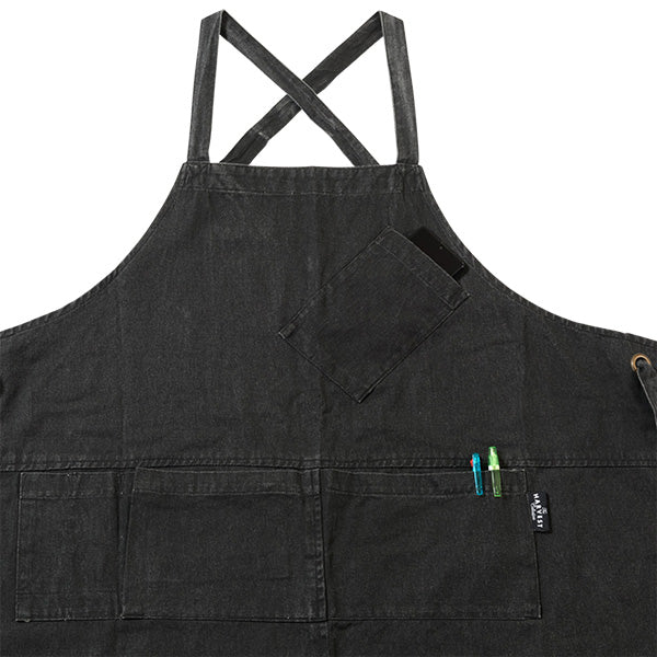 HARVEST メーカーズ ワークエプロン ブラック MAKER'S WORK APRON