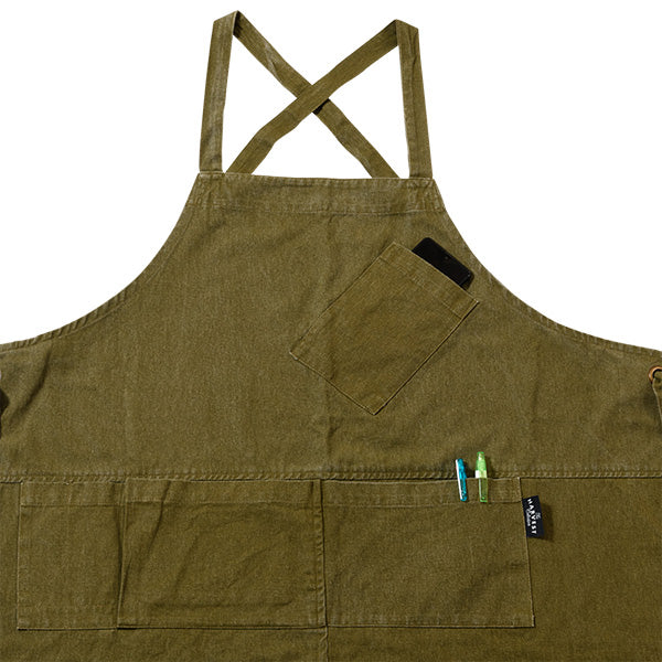 HARVEST メーカーズ ワークエプロン オリーブ MAKER'S WORK APRON